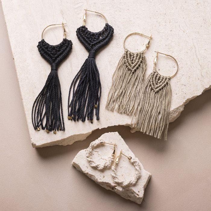 Macramé Earrings