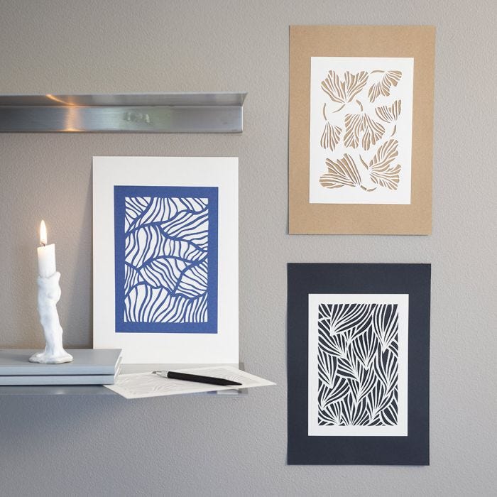 Paper wall art
