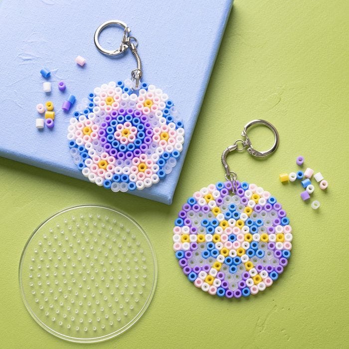Zen fuse bead key ring