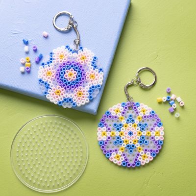 Zen fuse bead key ring