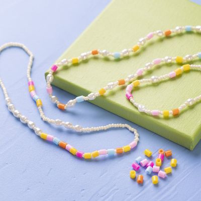 Colourful beaded jewellery for children