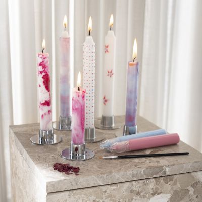Decorated candles