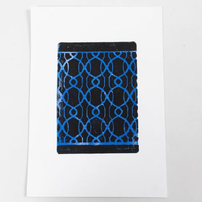How to make gel prints with stencils
