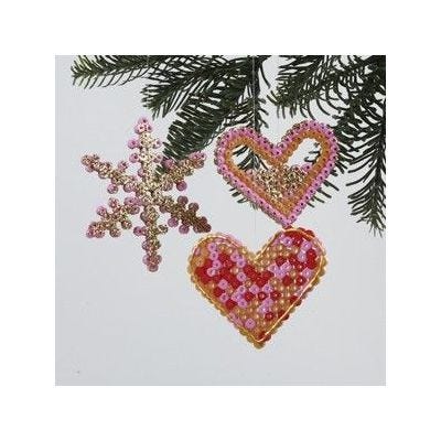 Christmas Decorations with Beads