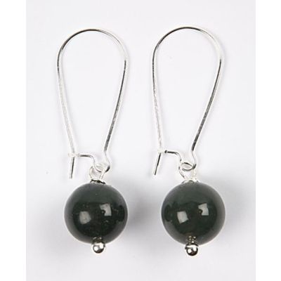 Earrings with Indian Agate Beads