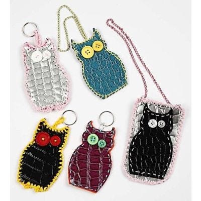 Owls and Mobile Phone Bags in Snakeskin