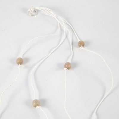 A Paper Yarn Hanger for a floating Shelf