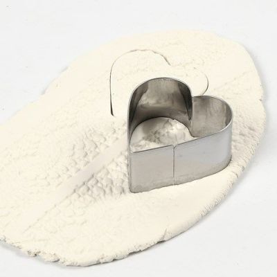 Cut-out hanging Decorations from self-hardening Clay