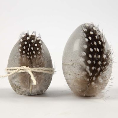 Standing Concrete Eggs