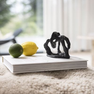 Sculpture made with self-hardening clay