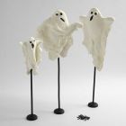Luminescent Ghosts made from Silk Clay