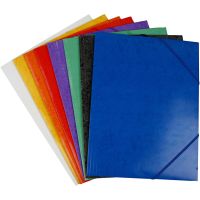 Flap Elasticated Folder, A4, 22,9×32,4 cm, 24 pc/ 1 pack
