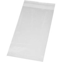 Cellophane Bag, H: 22 cm, W: 12 cm, thickness 25 my, 200 pc/ 1 pack