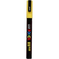 Posca Marker, no. PC-3M, line 0,9-1,3 mm, yellow, 1 pc