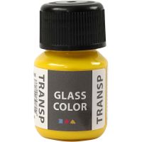 Glass Color Transparent, lemon yellow, 30 ml/ 1 bottle