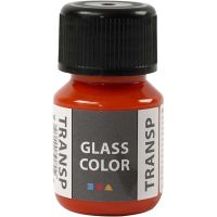 Glass Color Transparent, orange, 30 ml/ 1 bottle