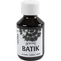Batik dye, black, 100 ml/ 1 bottle