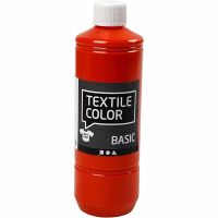 Textile Color Paint, orange, 500 ml/ 1 bottle