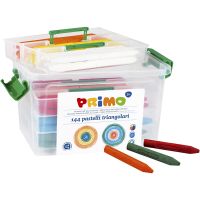 PRIMO wax crayons, assorted colours, 12x12 pc/ 1 pack