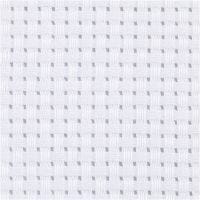 Aida Fabric, size 50x50 cm, 35 squares per 10cm , white, 1 pc