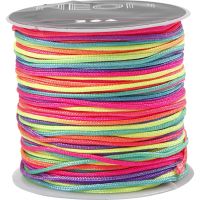 Nylon cord, thickness 1 mm, neon colours, 28 m/ 1 roll