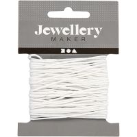 Polyester Cord, thickness 1 mm, white, 10 m/ 1 roll