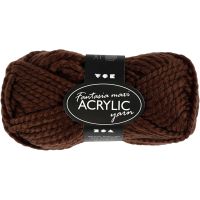 Fantasia Acrylic Yarn, Maxi, brown, 50 g/ 1 ball