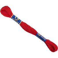 Embroidery Floss, red, 12x8 m/ 1 pack