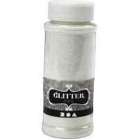Glitter, white, 110 g/ 1 tub