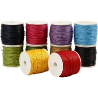 Cotton Cord, thickness 1 mm, bold colours, 10x50 m/ 1 pack