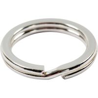 Split Ring, D 15 mm, silver-plated, 15 pc/ 1 pack