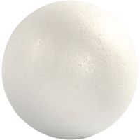 Polystyrene Balls, D 14,8 cm, white, 1 pc