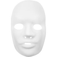 Full Face Masks, H: 24 cm, W: 15,5 cm, 1 pc