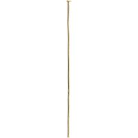 Head Pins, L: 50 mm, gold-plated, 30 pc/ 1 pack