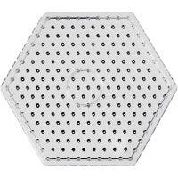 Peg Board, hexagon, JUMBO, transparent, 1 pc