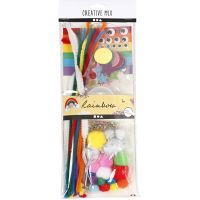 Crafting assortment, Rainbow, 1 pack