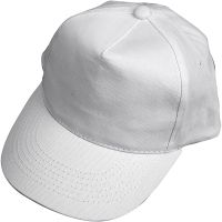 Cap, size 49,5-56 cm, white, 12 pc/ 1 pack