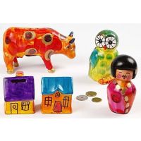 Money Boxes with A-Color Glass