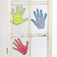 Removable painted Designs for Windows