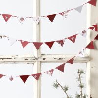 Bunting made from small Vivi Gade Design Paper Flags