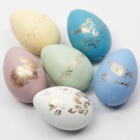Easter Eggs decorated with Deco Foil on Glue Foil Designs