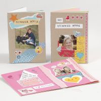 Make your own book from card and paper