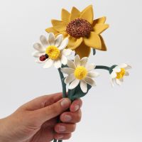 Sunflowers and Daisies made from Silk Clay