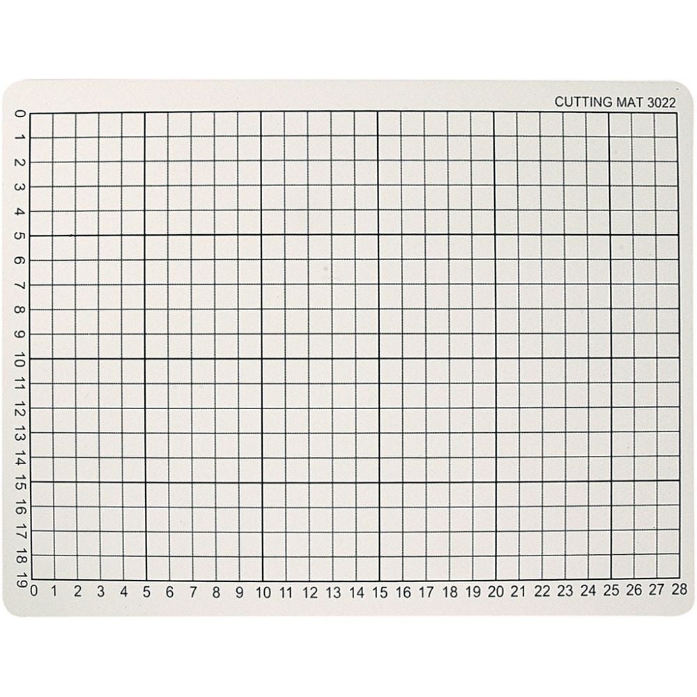 Cutting Mat, size 22x30 cm, thickness 3 mm, 1 pc