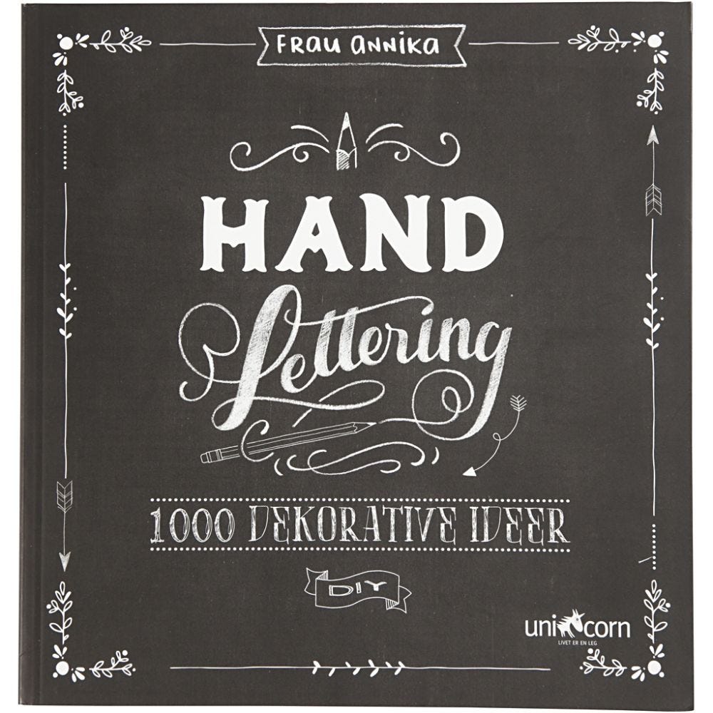 Hand Lettering - 1000 Ideas, size 22x23 cm, thickness 2 cm, 143 , 1 pc