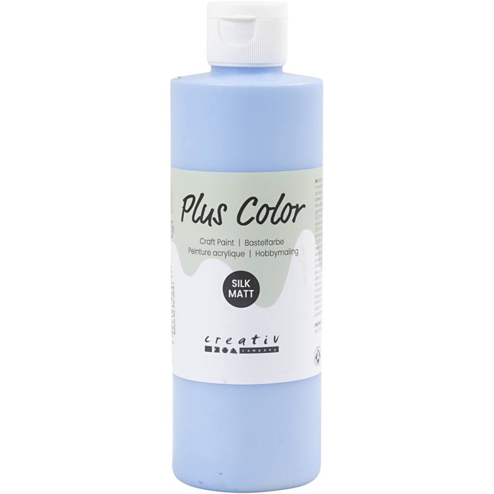 Plus Color Craft Paint, sky blue, 250 ml/ 1 bottle
