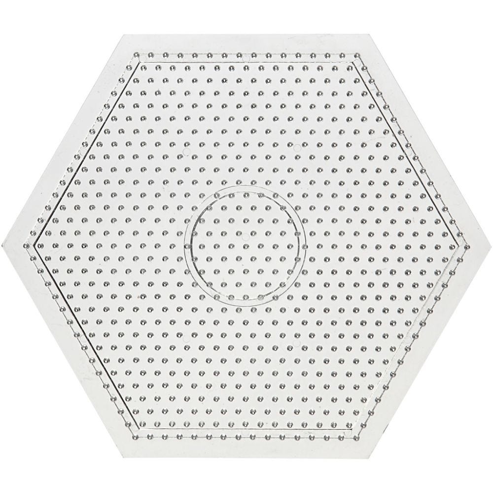 Peg Board, large hexagon, size 15x15 cm, 10 pc/ 1 pack