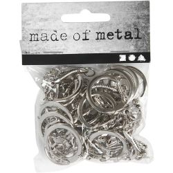 Keyring with chain