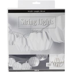 LED Light String with Lampshades