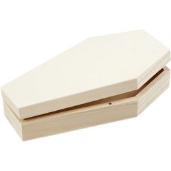 Coffin with magnetic lock
